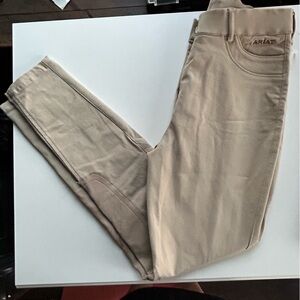 Girl’s Ariat Pro Series “Olympia” Tan Riding Pants, Girl’s Sz. 16, Like New
